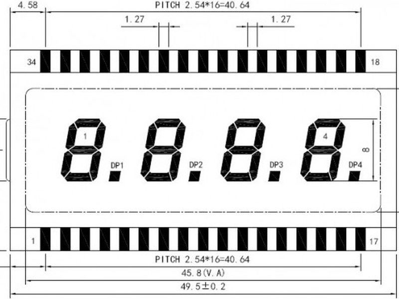 ЖКИ ИЖЦ5-4/8 FP-1125P дозиметр